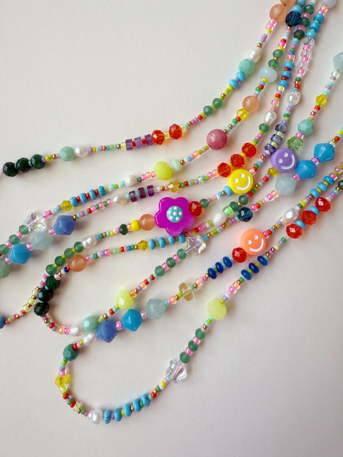Orange Smiley Face necklace