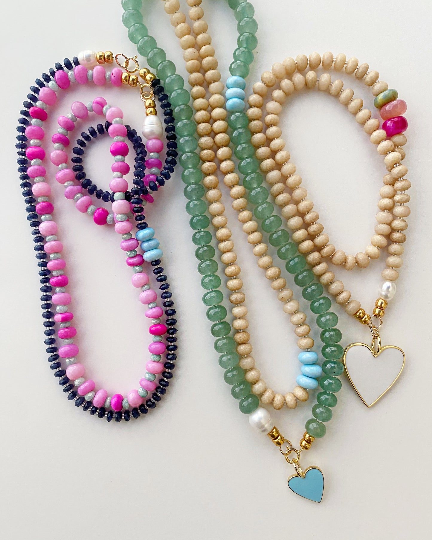 Navy necklace
